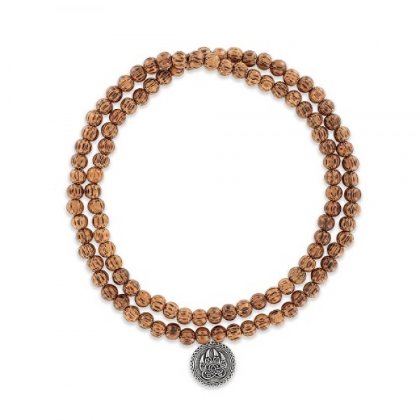 Mens' Palmwood Mala  Mala Necklace 