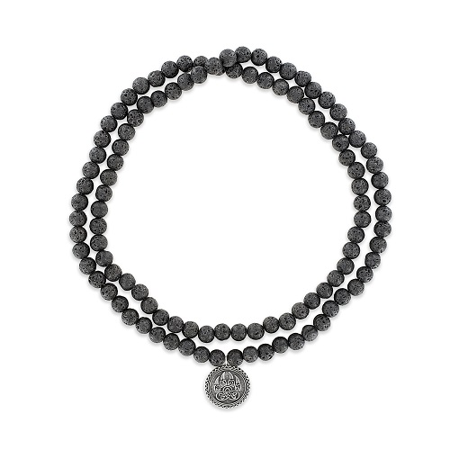 Men’s Lava Rock Mala Necklace