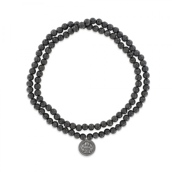 Men’s Lava Rock Mala Necklace